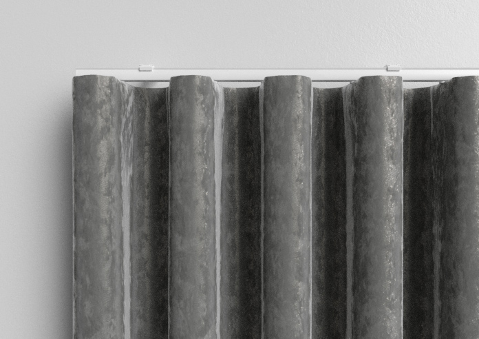 Crushed Velvet, Silver Grey - Made to Measure Curtains - Image 13